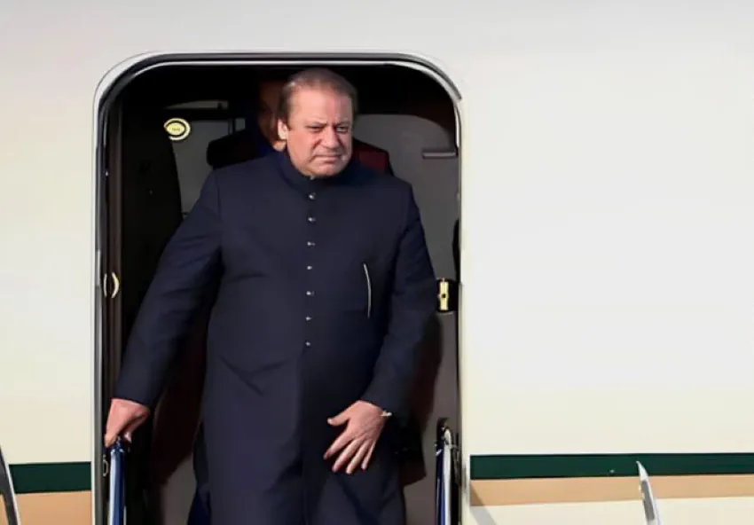 Nawaz Sharif Returns to Lahore After Completing UK and UAE Visit