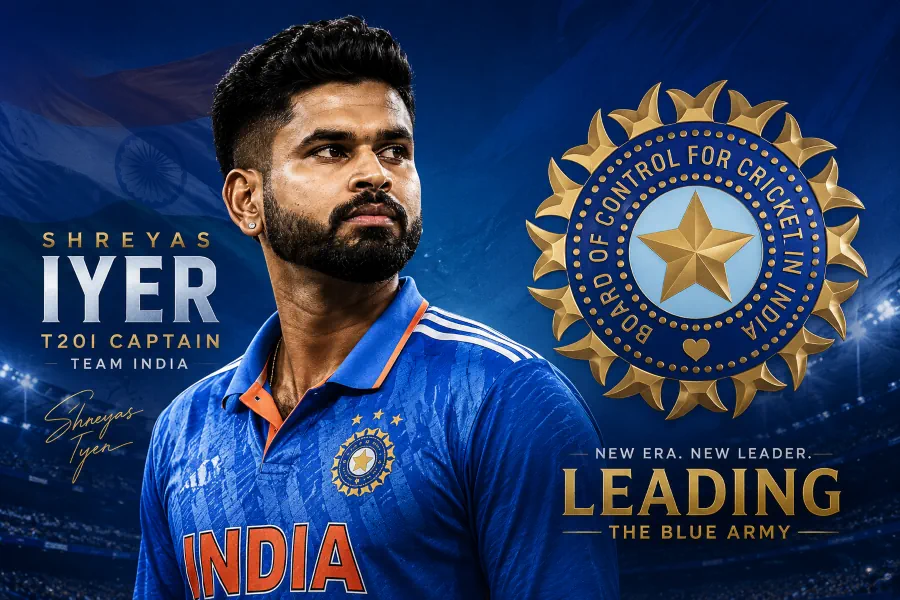 Shreyas Iyer Replaces Suryakumar Yadav As India’s New T20 Captain
