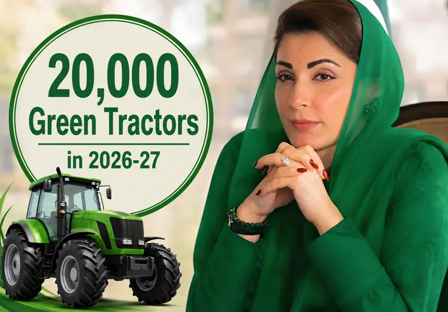 CM Maryam Nawaz Announces Distribution Of 20,000 Green Tractors In Next Fiscal Year