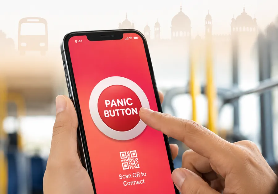 Punjab Launches QR Panic Button System To Make Public Transport Safer