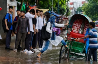 Bangladesh monsoon death toll rises to 50 as floods displace thousands