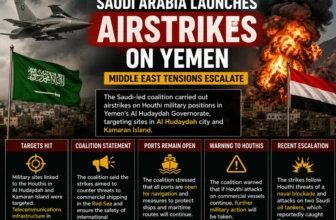 Saudi Arabia Launches Airstrikes on Yemen as Middle East Tensions Escalate