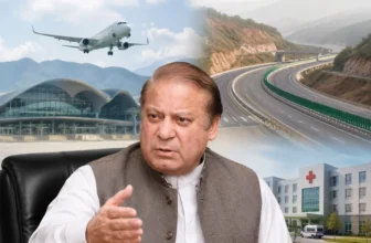 Nawaz Sharif promises airport, motorway and modern hospitals for AJK