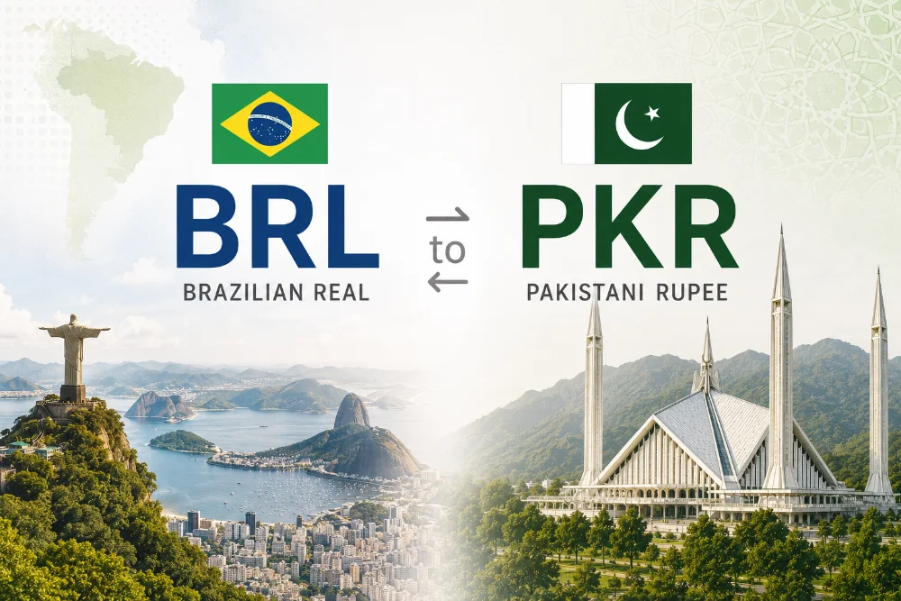 BRL to PKR Rate Today for Brazilian Real against Pakistani Rupees
