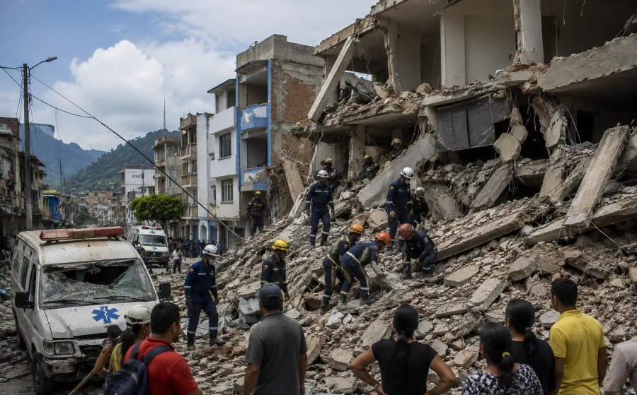 7.4 Quake Devastates Western Colombia, Killing at Least 111
