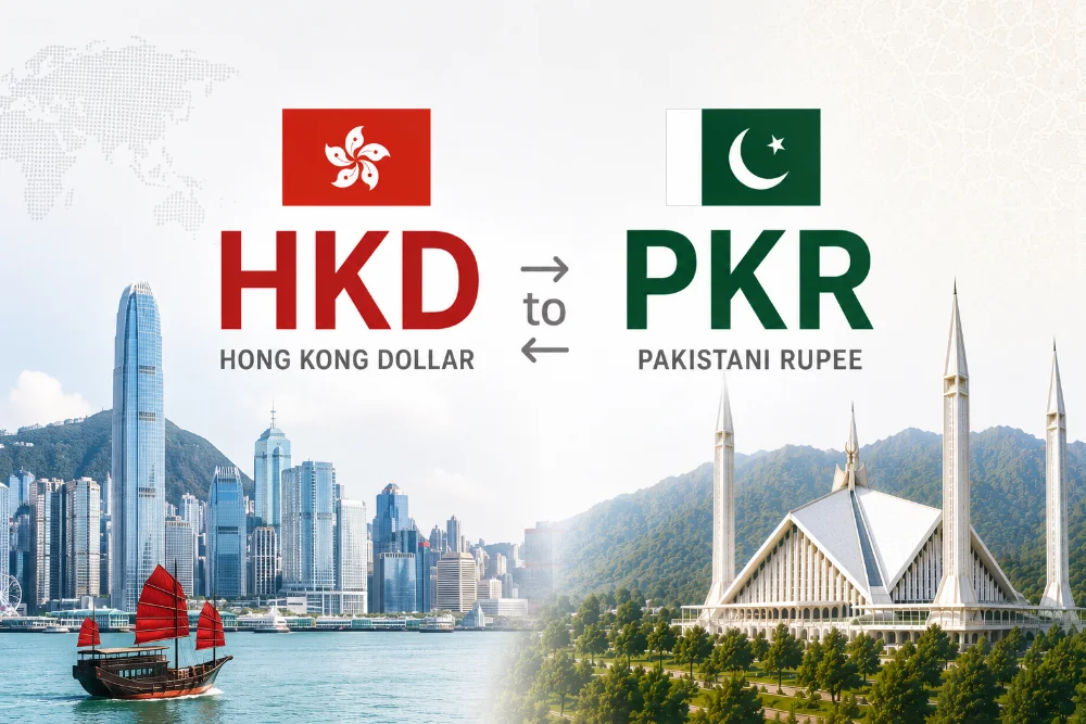 HKD to PKR Rate Today for Hong Kong Dollar against Pakistani Rupees