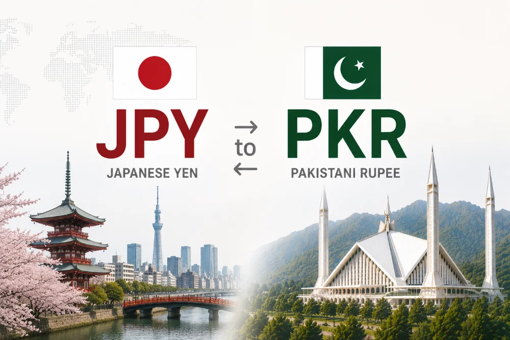 JPY to PKR Rate Today for Japanese Yen against Pakistani Rupees