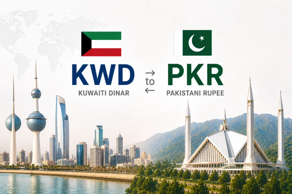 KWD to PKR Rate Today for Kuwaiti Dinar against Pakistani Rupees