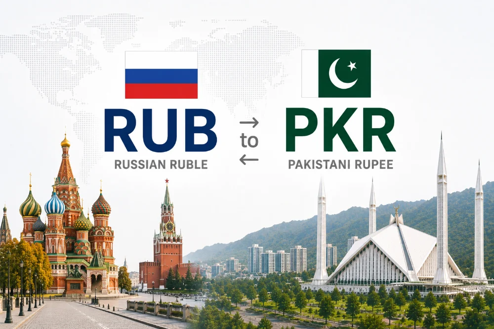 RUB to PKR Rate Today for Russian Ruble against Pakistani Rupees