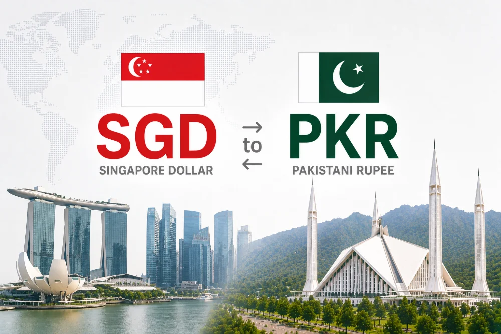 SGD to PKR Rate Today for Singapore Dollar against Pakistani Rupees