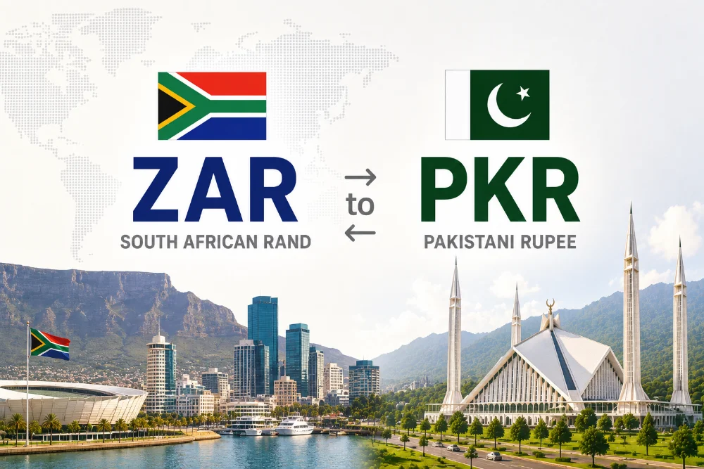 ZAR to PKR Rate Today for South African Rand against Pakistani Rupees