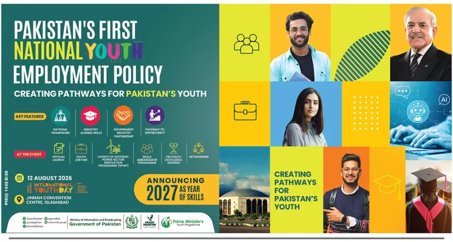 Pakistan to Launch First National Youth Employment Policy on August 12