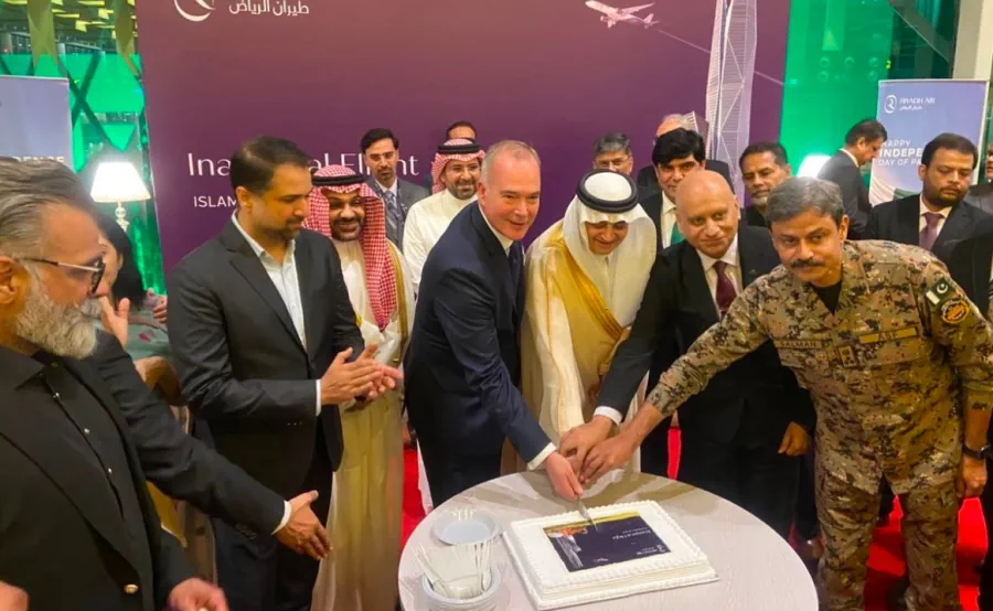 Riyadh Air Launches Pakistan Flights With First Arrival at Islamabad Airport