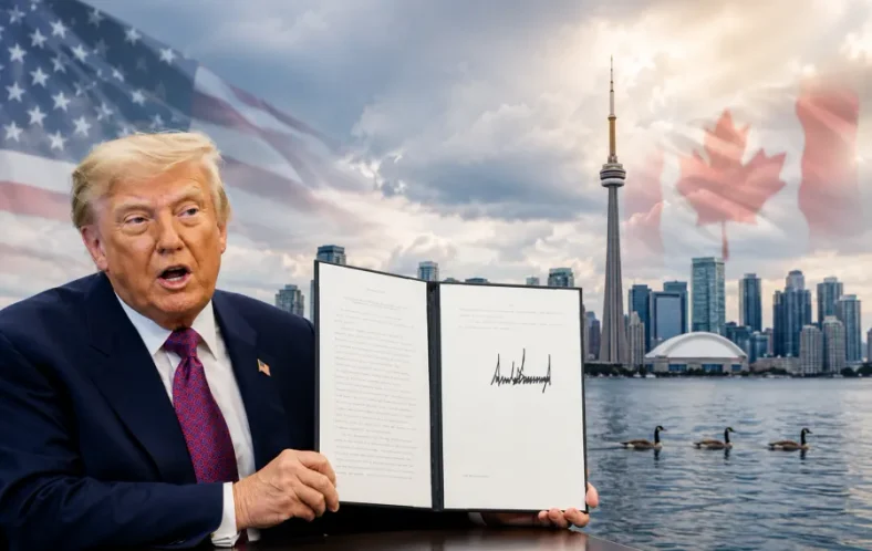 Trump Renames Lake Ontario ‘Lake America’ as US-Canada Trade Tensions Escalate