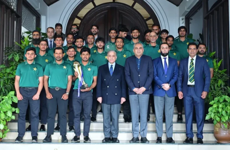 PM Shehbaz Meets Pakistan U-19 Asia Cup-Winning Cricket Team