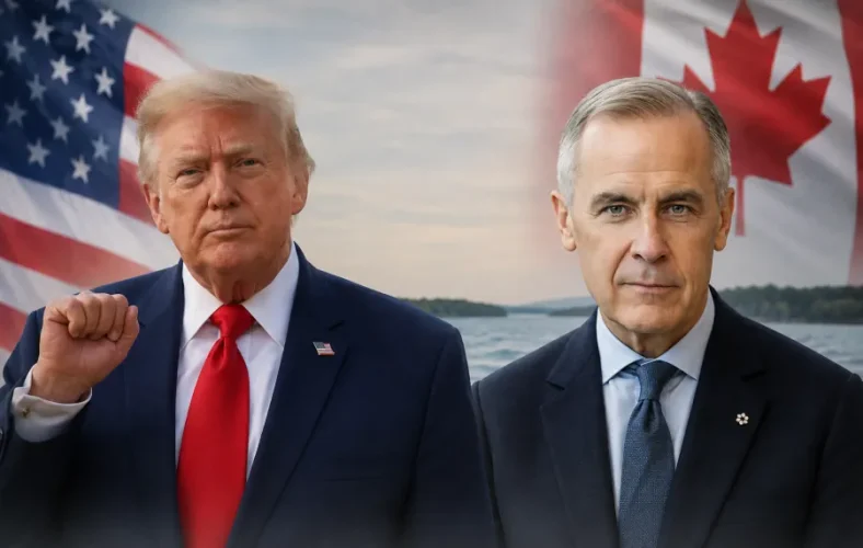 Trump Renames Lake Ontario ‘Lake America’ Canada’s Mark Carney Rejects Move
