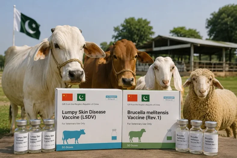 China Donates Veterinary Vaccines to Pakistan to Strengthen Livestock Disease Control
